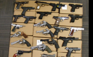 Bikies' firearm seized