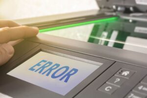 The error code B200 indicates that there is a problem with the print head of the Canon printer.