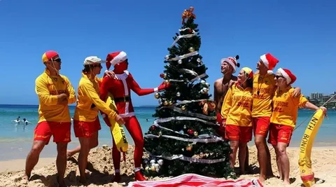 Christmas Scrubs in Australia